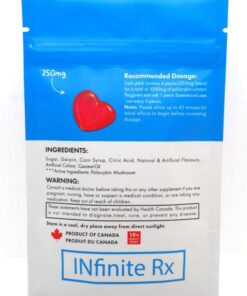 INfinite Rx Shroom Infused Heart Gummies Edibles (1000mg)