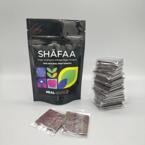 Shafaa Macrodose Magic Mushroom Vegan Fruit Strips Edibles