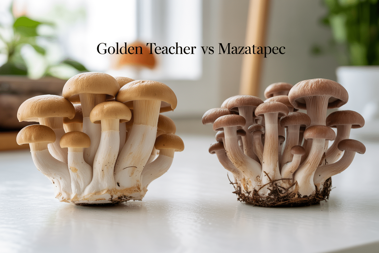 Golden Teacher Vs Mazatapec Mushroom Strain: Exploring The Psychedelic Shrooms
